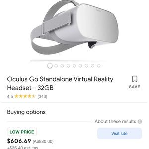 COPY - Oculus Go Virtual Reality Headset